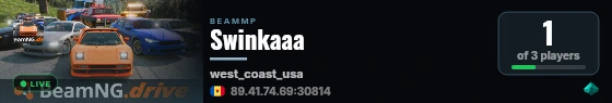 Swinkaaa live status badge