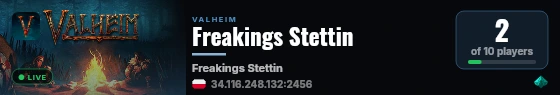 Freakings Stettin live status badge