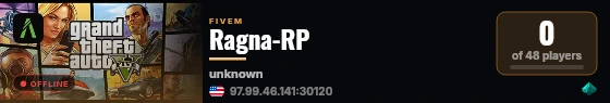 Ragna-RP live status badge