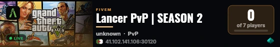 Lancer PvP | SEASON 2 live status badge