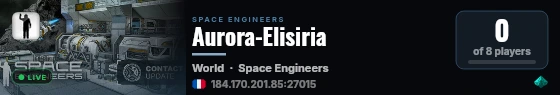 Aurora-Elisiria live status badge