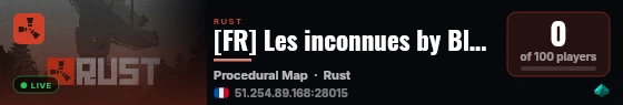 [FR] Les inconnues by Blacklist | WIPE 19/09 | Solo | Duo | Tri live status badge