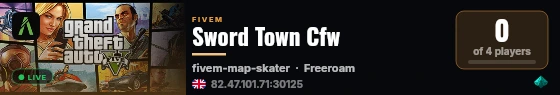 Sword Town Cfw live status badge