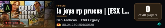 la joya rp prueva | [ESX Legacy] live status badge
