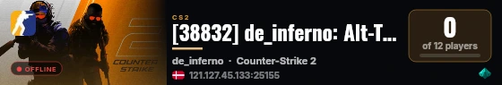 [38832] de_inferno: Alt-Tabt vs Team_Klunke_DK live status badge