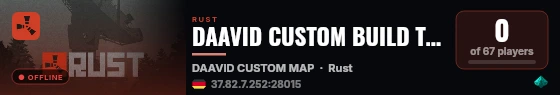 DAAVID CUSTOM BUILD TEST SERVER live status badge