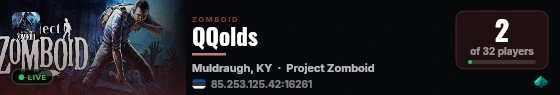 QQolds live status badge