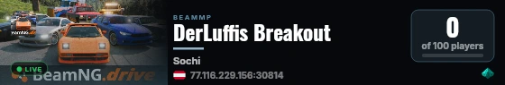 DerLuffis Breakout live status badge