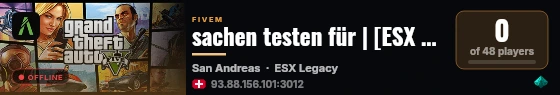sachen testen für | [ESX Legacy] live status badge