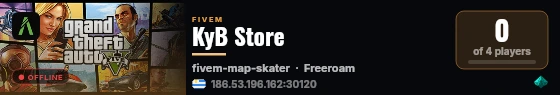 KyB Store live status badge