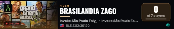 BRASILANDIA ZAGO live status badge