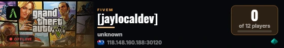 [jaylocaldev] live status badge