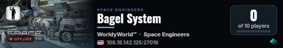 Bagel System live status badge