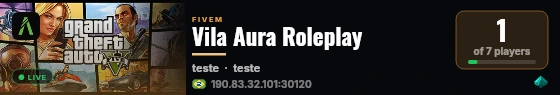 Vila Aura Roleplay live status badge