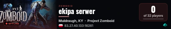 ekipa serwer live status badge