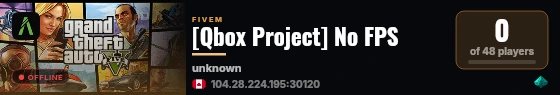 [Qbox Project] No FPS live status badge