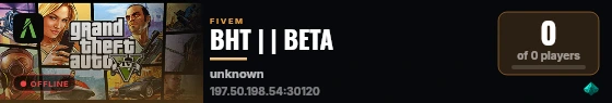 BHT | | BETA live status badge