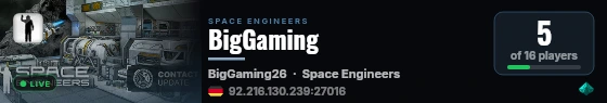BigGaming live status badge