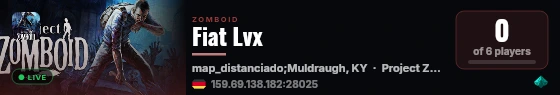 Fiat Lvx live status badge