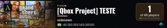 [Qbox Project] teste live status badge
