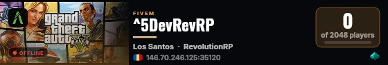 ^5DevRevRP live status badge