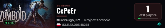 CePeEr live status badge