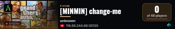 [MINMIN] change-me live status badge