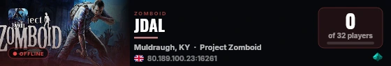 JDAL live status badge