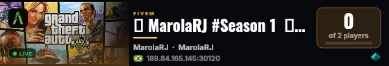 🌴 MarolaRJ #Season 1  🌴 |  🚀🚀 A NOVA E MELHOR TEMA RJ 🚀🚀 live status badge