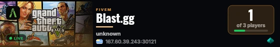 Blast.gg live status badge