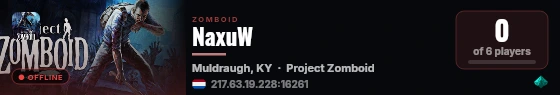 NaxuW live status badge
