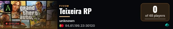 Teixeira RP live status badge