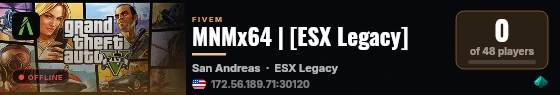 MNMx64 | [ESX Legacy] live status badge