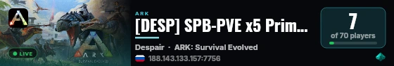 [DESP] SPB-PVE x5 Primal+NPC FreeShop EU/RU 02.02 - (v358.24) live status badge