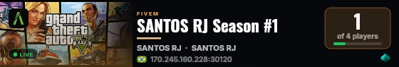 SANTOS RJ Season #1 live status badge