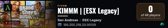 KIMMM | [ESX Legacy] live status badge