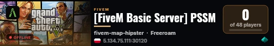 [FiveM Basic Server] PSSM live status badge