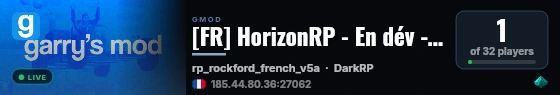 [FR] HorizonRP - En dév - cherche staff live status badge