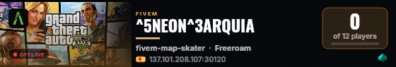 ^5NEON^3ARQUIA live status badge