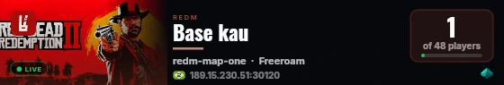 Base kau live status badge