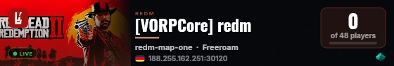 [VORPCore] redm live status badge