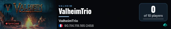 ValheimTrio live status badge
