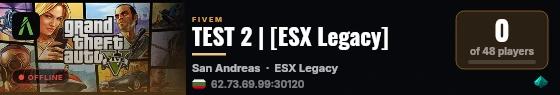 TEST 2 | [ESX Legacy] live status badge