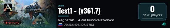 Test1 - (v361.7) live status badge