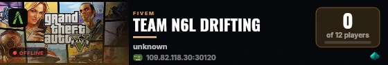 TEAM N6L DRIFTING  live status badge
