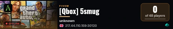 [Qbox] 5smug live status badge