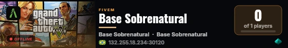 Base Sobrenatural live status badge