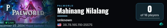 Mahinang Nilalang live status badge