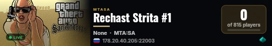 Rechast Strita #1 live status badge