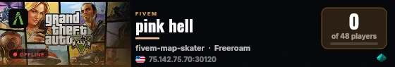 pink hell live status badge